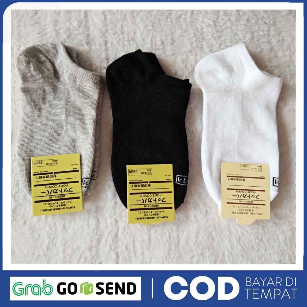 Highland Kaos Kaki Pria dan wanita Model Tak Terlihat Anti Selip Olahraga Sport Socks KK01