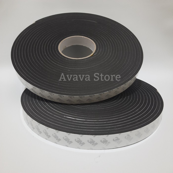 

3M single tape foam tebal 3mm lebar 12mm x 10m