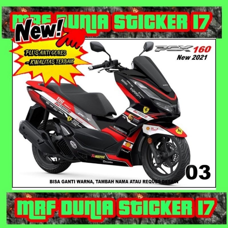 Sticker decal Honda PCX 160 Full Body decal Honda PCX NEW 160 Full body Sticker PCX 160 Full body 03
