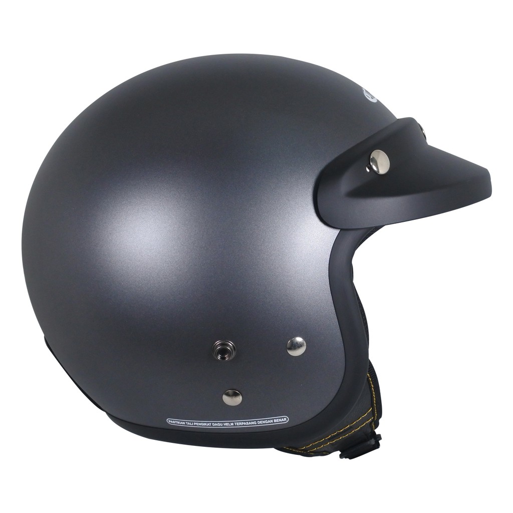 Helm Cargloss Original Retro CFM Army Half Face - Anchor Grey SG (Doff)-2