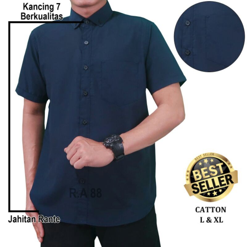 Kameja Pendek Pria Kameja Polos Kameja Katun Premium Kameja Distro Kameja Formal