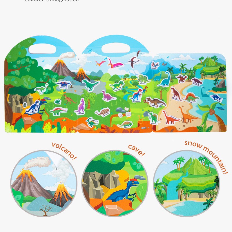 REUSABLE STICKER BOOK | buku stiker anak | sticker activity book