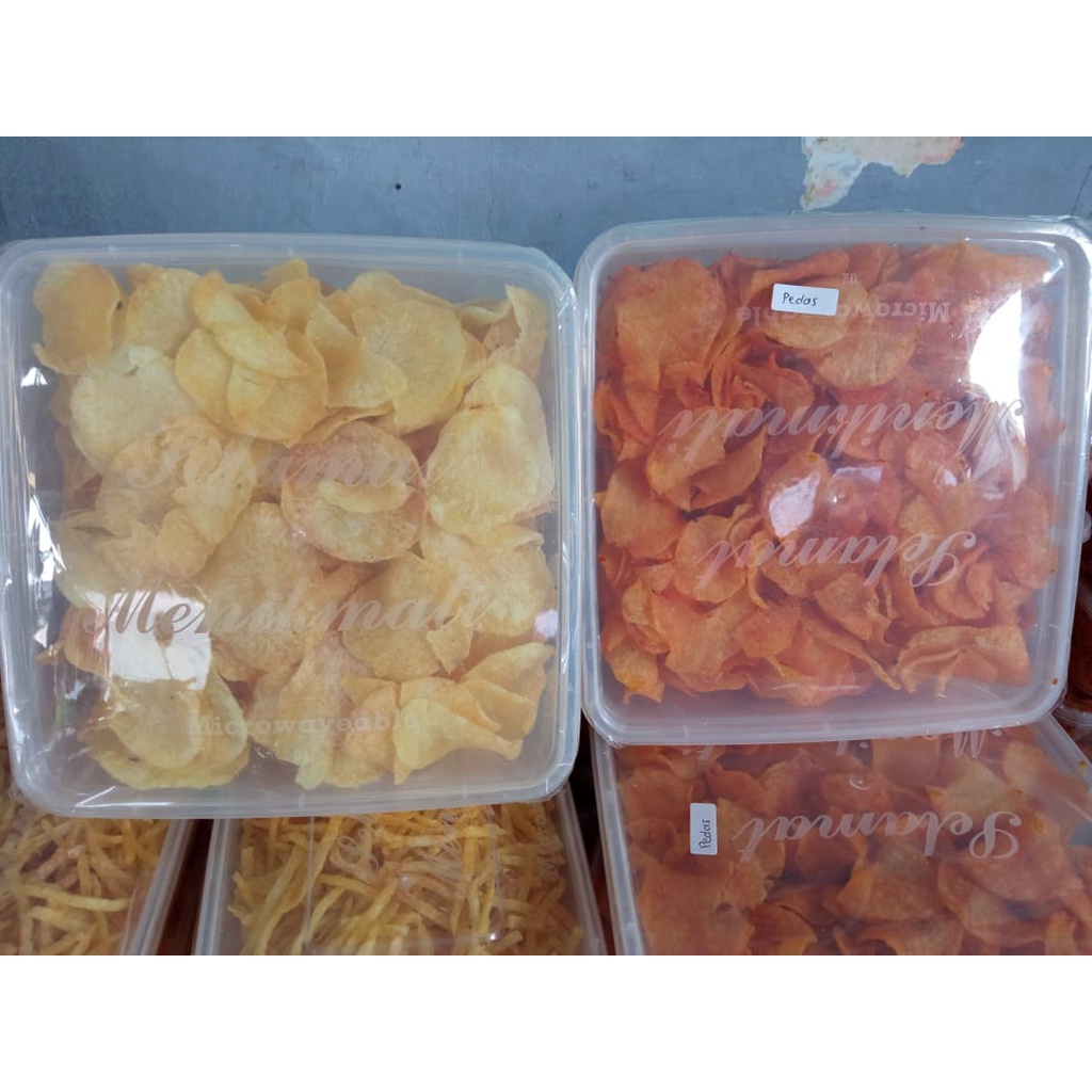 Jual Keripik Kentang Pedas Dan Gurih Tanpa Pengawet Shopee Indonesia