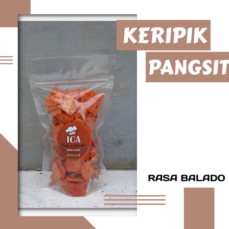 

Keripik pangsit balado