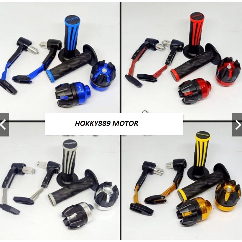 Proguard Robot plus Handgrip Domino tiga garis plus Jalu as Roda Depan Universal Motor