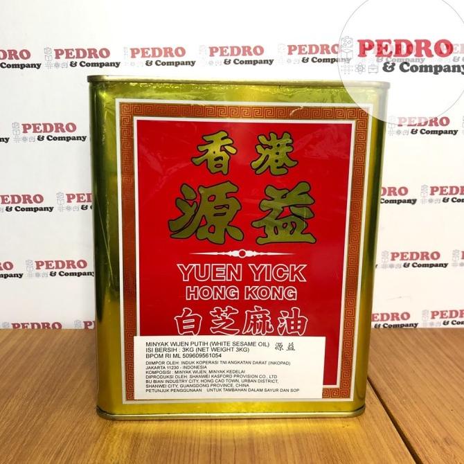 

READY COD Yuen yick minyak wijen putih 3kg - white sesame oil PROMO