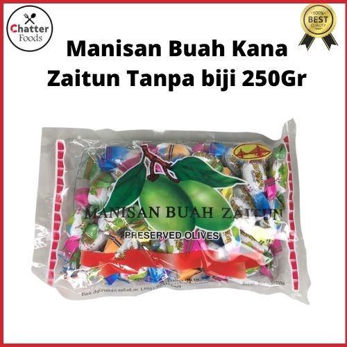 

Permen - Aneka Manisan Buah Kana - Zaitun Tanpa Biji - 300gr - Halal