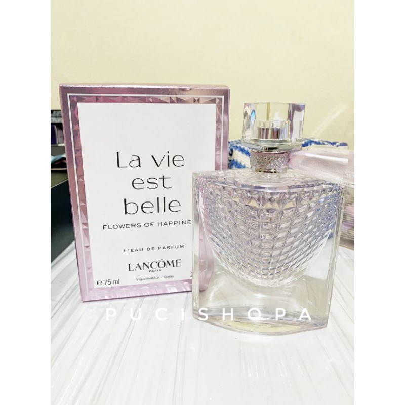 Restock  Lancom la vie est belle flower happiness edp 75ml (tester)