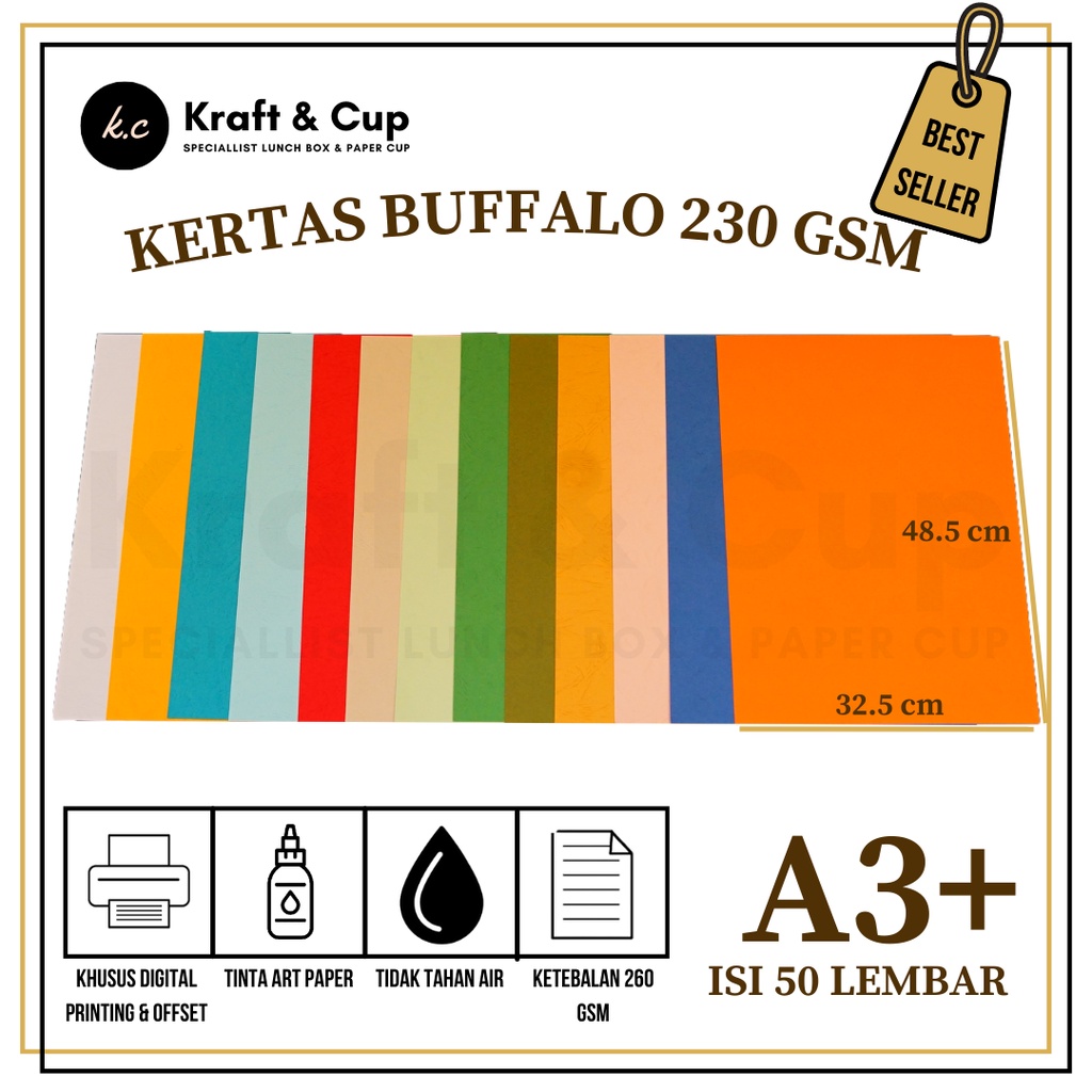 Jual Kertas A3 Plus Karton Buffalo Isi 50 Lembar Kertas Buffalo A3