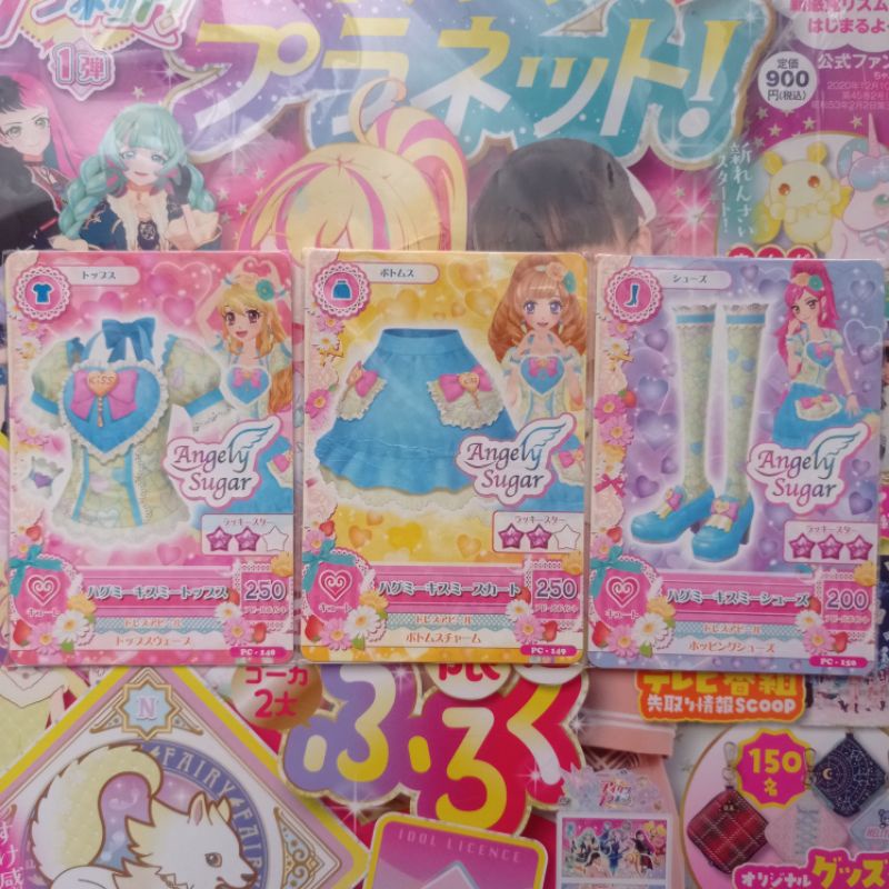 Kartu Aikatsu Jepang Set Angely Sugar