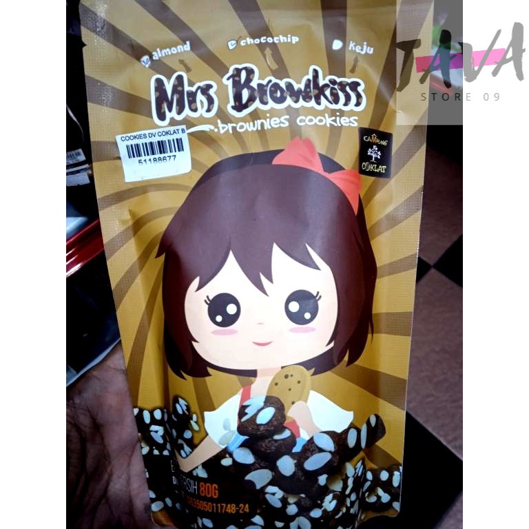 

BROWNIES COOKIES MRS BROWKISS KAMPUNG COKLAT