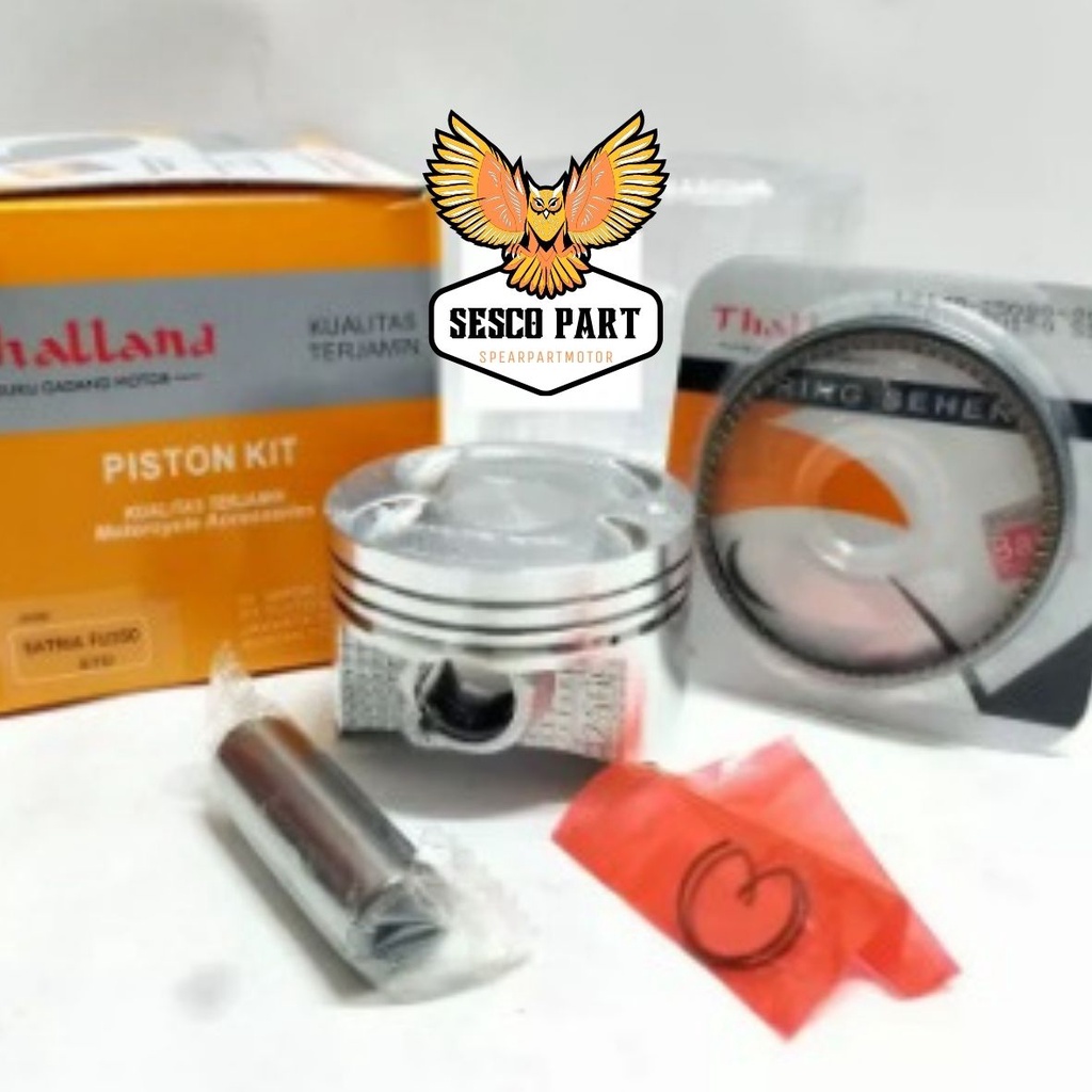 PISTON KIT SEHER SET RING SUZUKI SATRIA FU 150 STD THALLAND