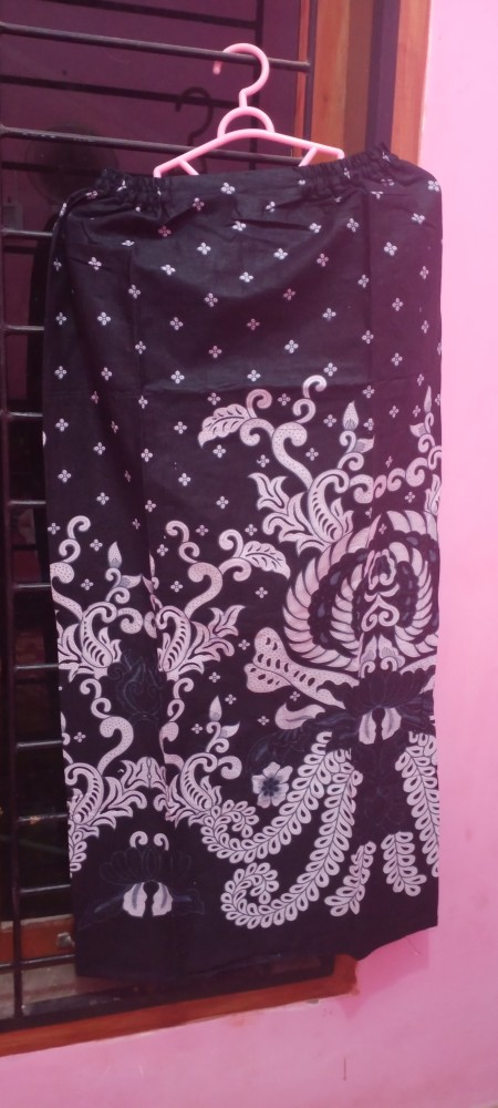 (ada Anak) Couple Batik Set Andara Pinguin Barina Gurita Brokat Modern Cewek Lengan Panjang