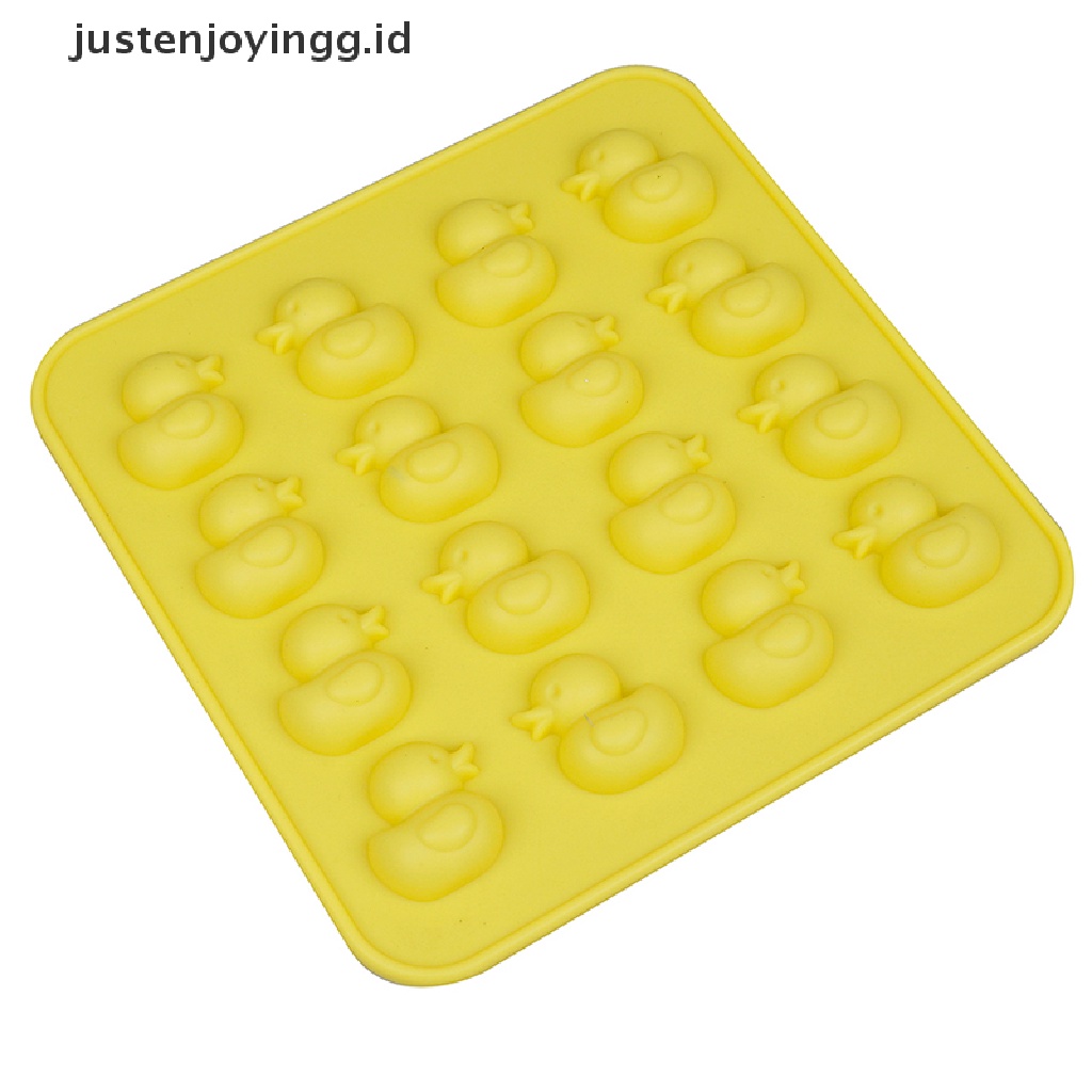 // justenjoyingg.id // Cute Duck Silicone Mold DIY Chocolate Ice Biscuit Candy Moulds ~