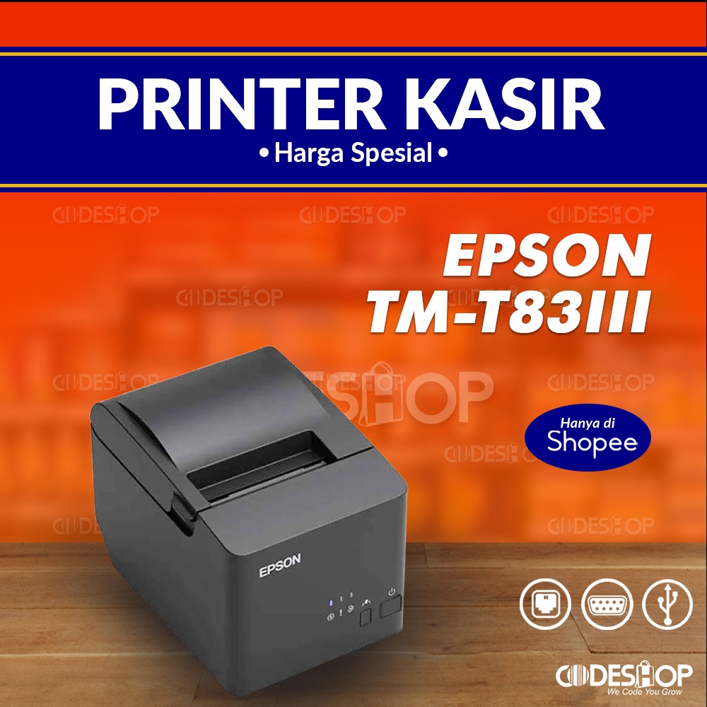 Printer Struk Kasir Epson TM-T83III Printer Thermal Receipt