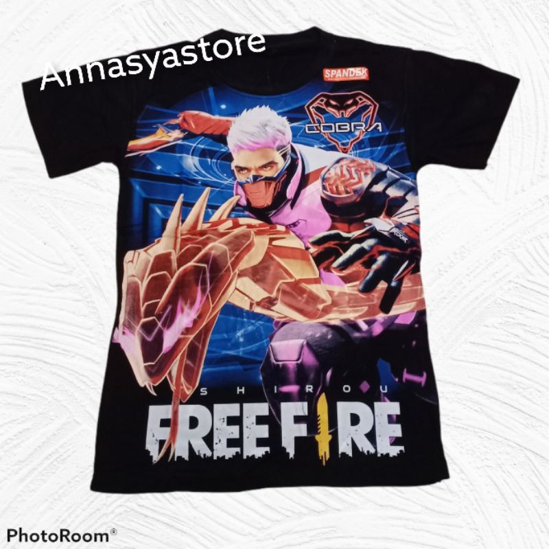 baju kaos anak ff cobra kaos anak ff skyler baju anak gaming new turun harga