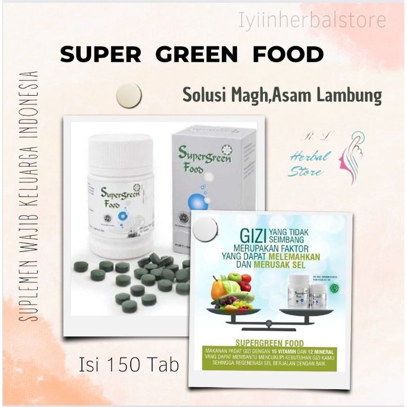 Multivitamin 150 Tab Supergreenfood | Sgf Super | Vitamin KK Indonesia