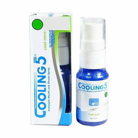 COOLING 5 PLUS SPRAY ORANGE SAKIT GIGI OBAT SAKIT GIGI 15 ml