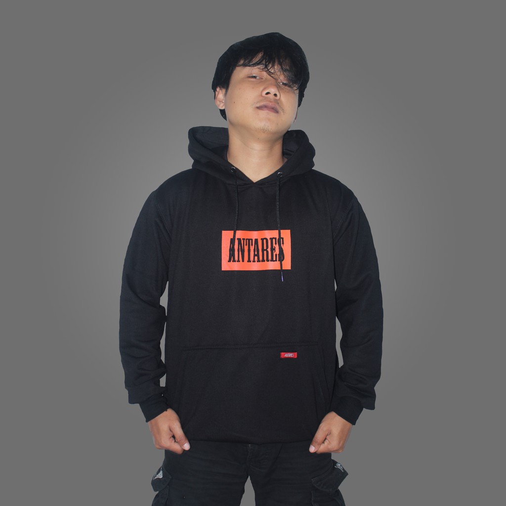 R-ENFIELD HOODIE PRIA DISTRO ANTARES ORIGINAL BLOK ORANGE