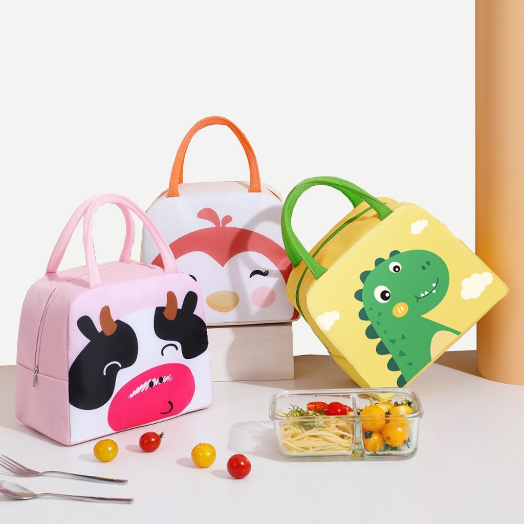 INFY - Lunch Bag TAHAN PANAS Bento Tas Penyimpanan kotak makanan Makan Siang serbaguna R807