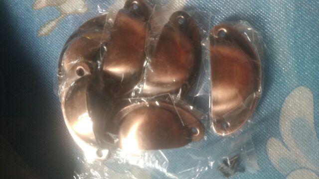 Pegangan Handle Tarikan Laci Pintu Antik Warna Brushed Gold Red