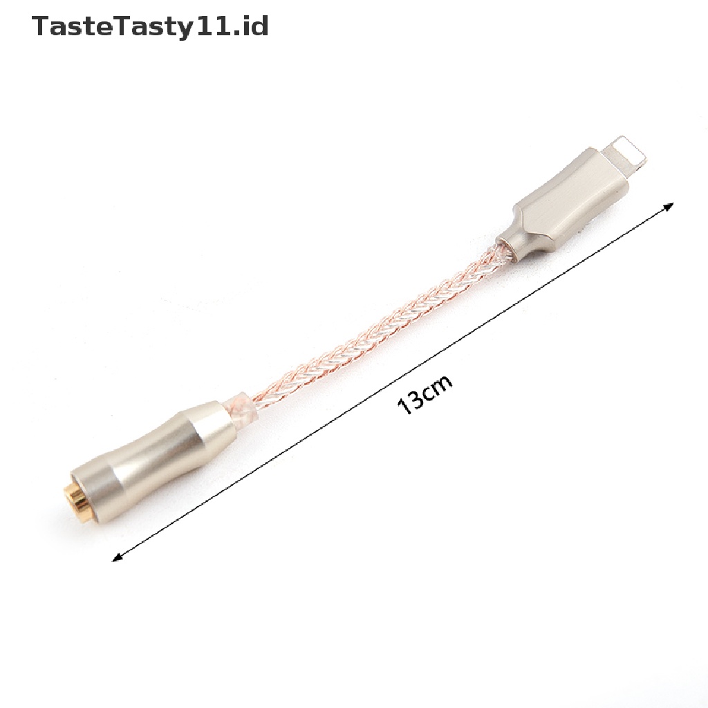 【TasteTasty】 Lightning To 3.5mm DAC Earphone Amplifie Digital Decoder Aux Audio Hifi Adapter .