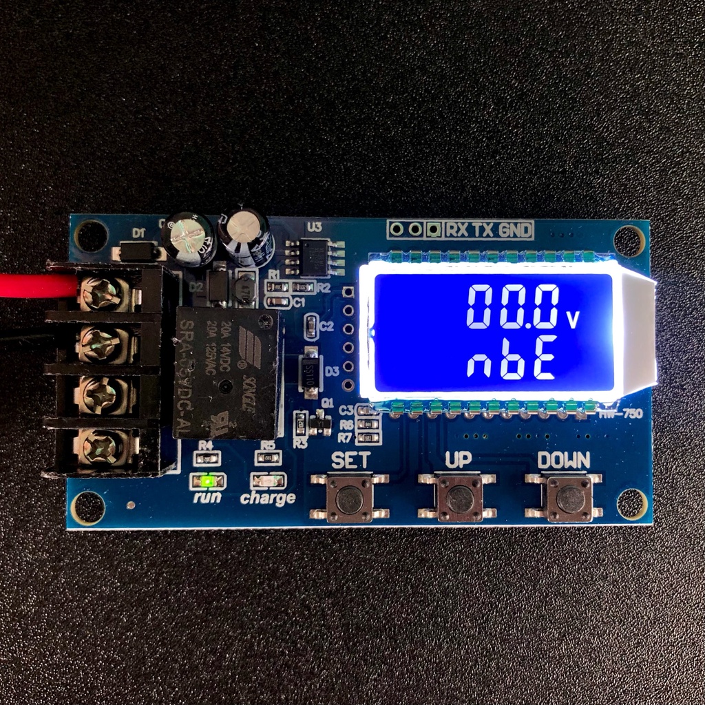 Modul Charger Aki Digital LCD Display Otomatis Cut Off 10A DC6-60V