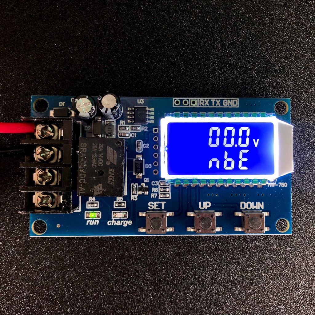 Modul Charger Aki Digital LCD Display Otomatis Cut Off 10A DC6-60V