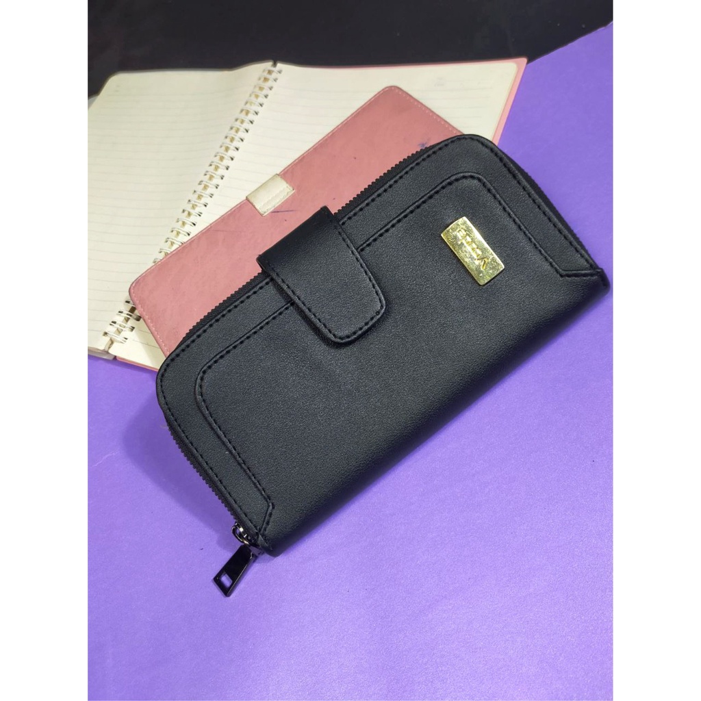 DOMPET HP / DOMPET KARTU WANITA KIARA BLACK ORIGINAL BERKUALITAS BY VCODE SYNTESIS PREMIUM LEATHER