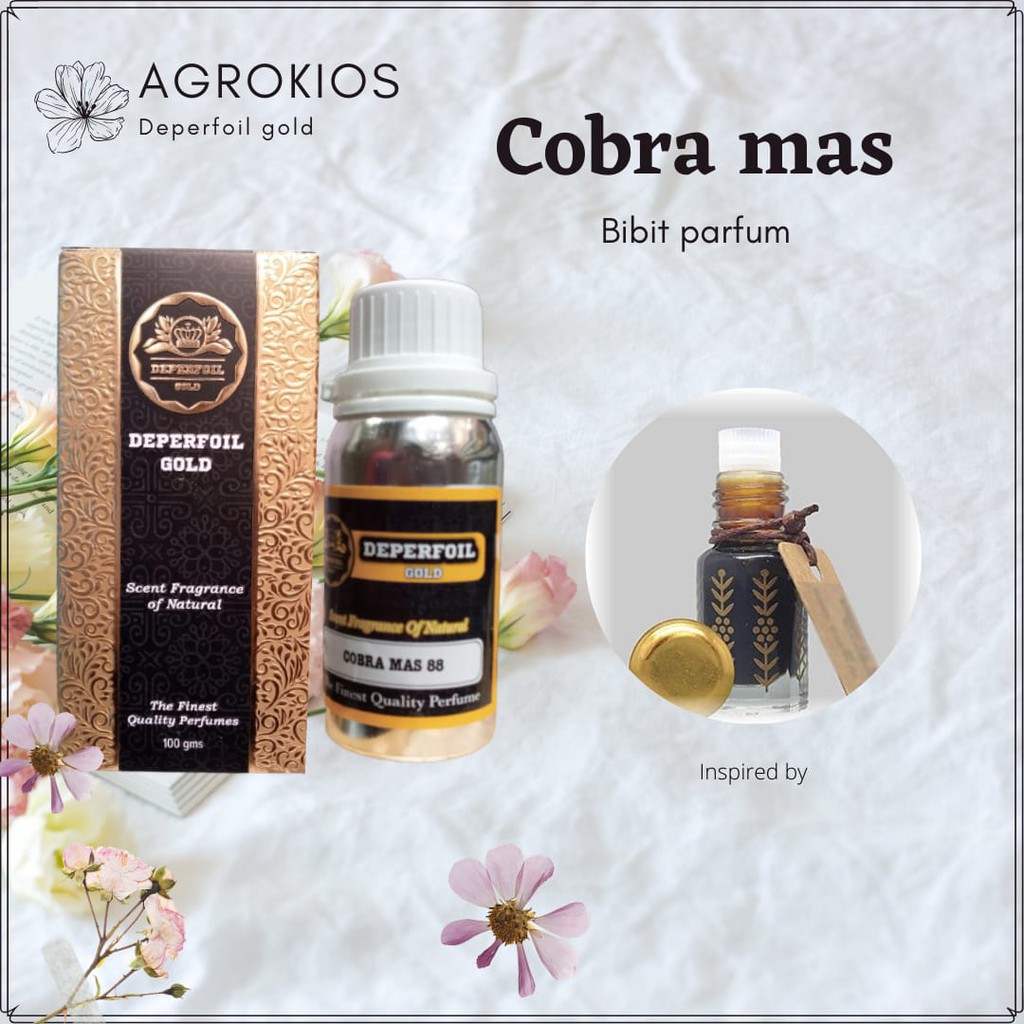 best quality parfum cobra mas 100 ml kemasan segel by deperfoil gold