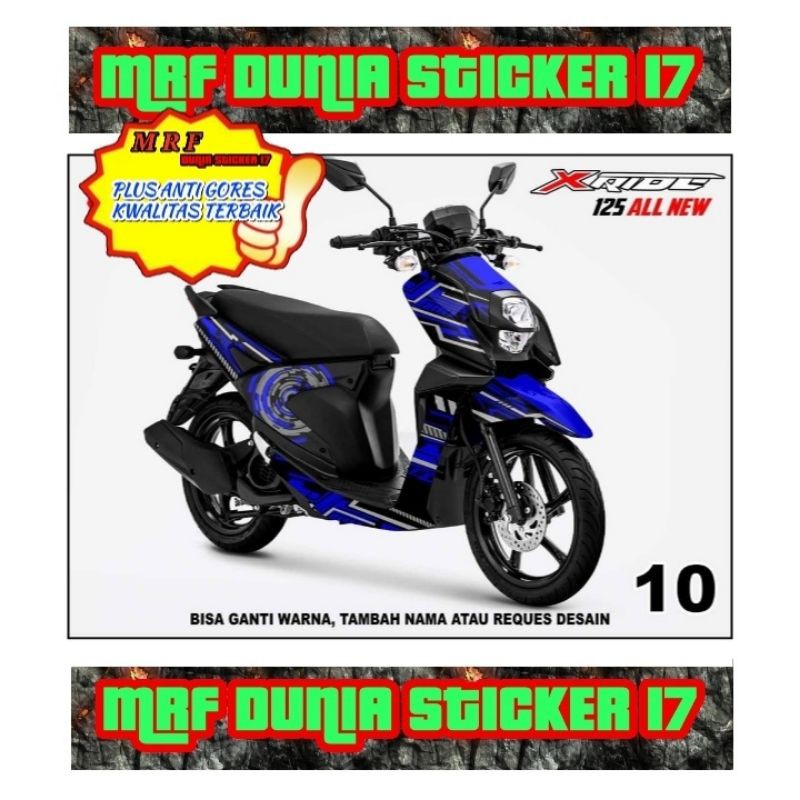 Sticker decal X Ride Full Body decal X Ride body Sticker X Ride Full body Model 10