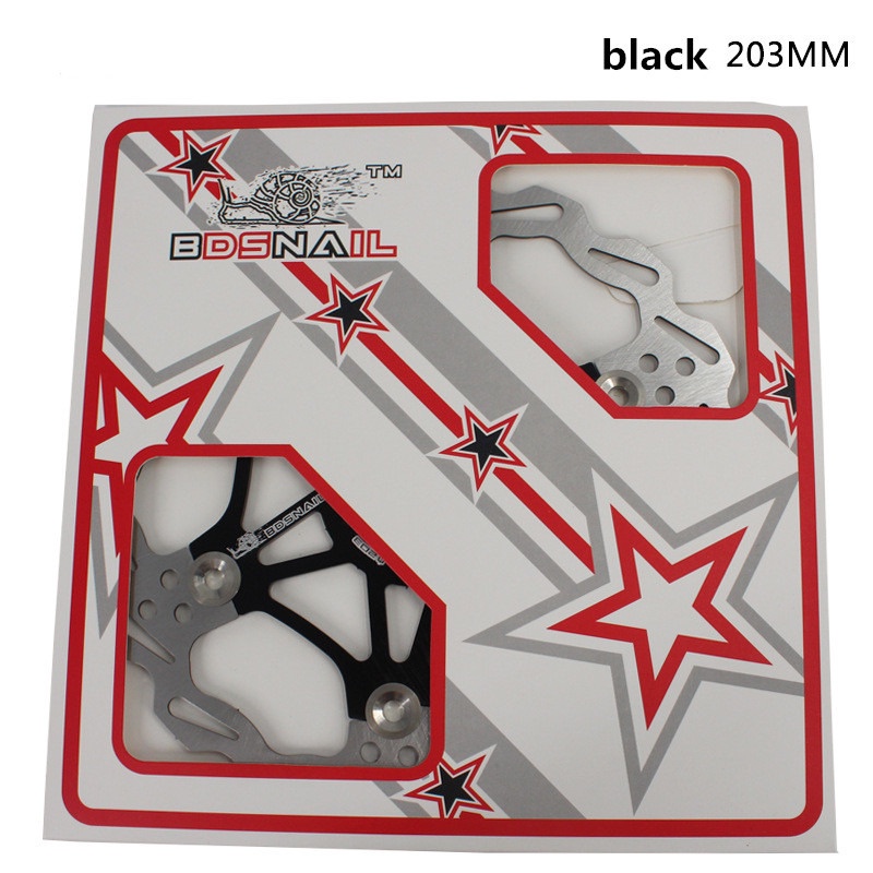 YGRETTE - BDSNAIL Gigi Sprocket Sepeda Heat Dissipation Floating Rotor 160mm - FD-01 - Black