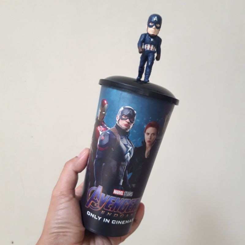 Tumbler Avengers Endgame Marvel Tumbler botol minum bioskop