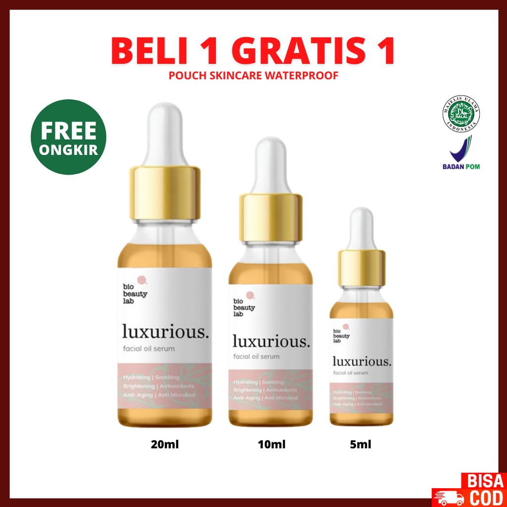 [ FREE GIFT ] Bio Beauty Lab Luxurious Facial Oil Serum 5 - 20ml