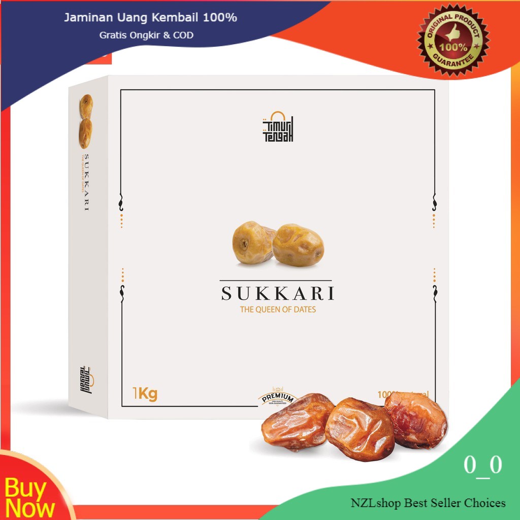 

Kurma Sukari 1 Kg TIMUR TENGAH Premium High Quality Natural Dates