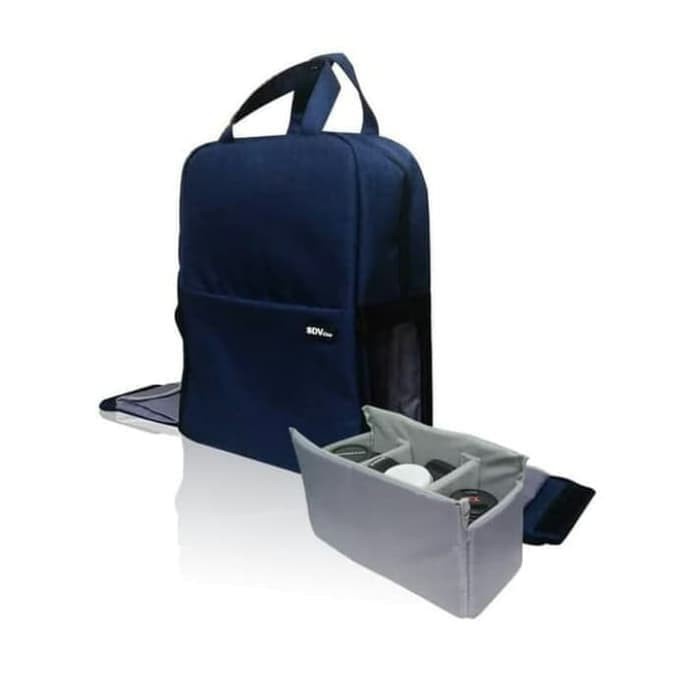 Kamera-Ransel-Tas- Tas Sdv 801 (Warna Biru, Hitam Dan Abu2) - Hitam -Tas-Ransel-Kamera.