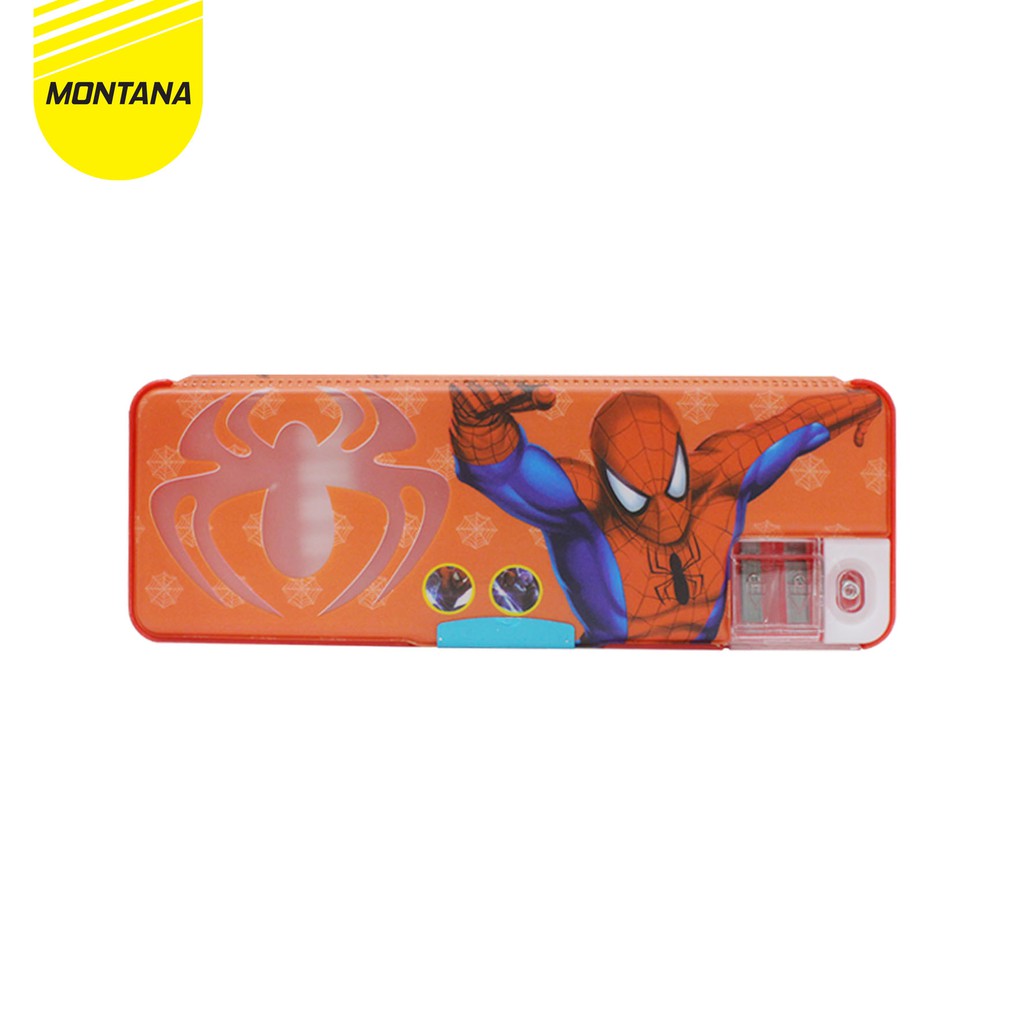MONTANA Kotak Pensil / Study Set/ Tempat Pensil Penco 8011-Spiderman