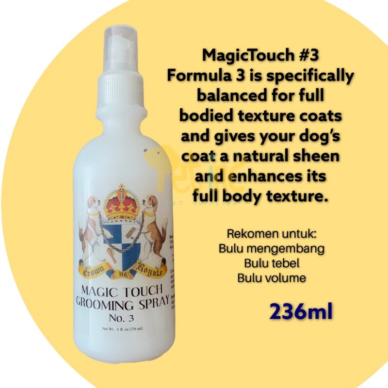 Magic touch crown royal formula 3