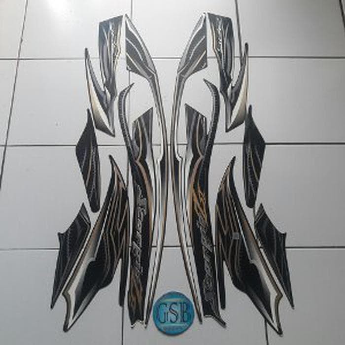 promo Striping Motor Scorpio Z 2010 Gold murah