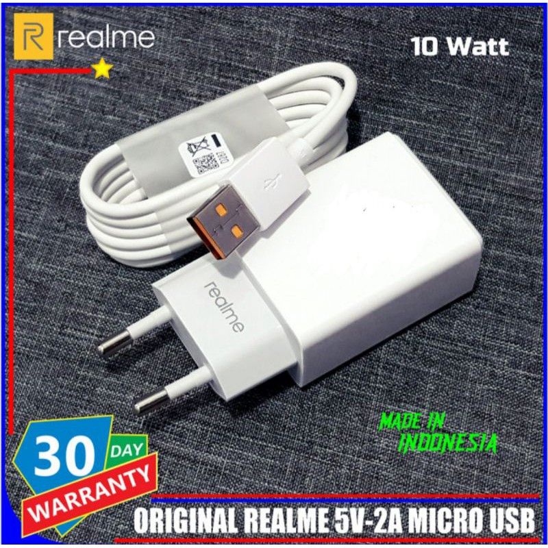 CHARGER REALME MICRO USB 100%ORIGINAL FAST CHARGING