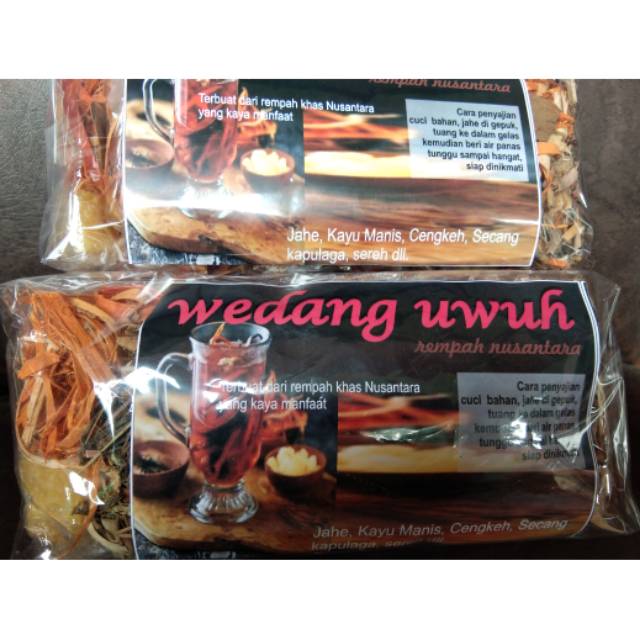 

WEDANG UWUH Khas Solo EMPON-EMPON KOMPLIT PREMIUM Isi 10pcs