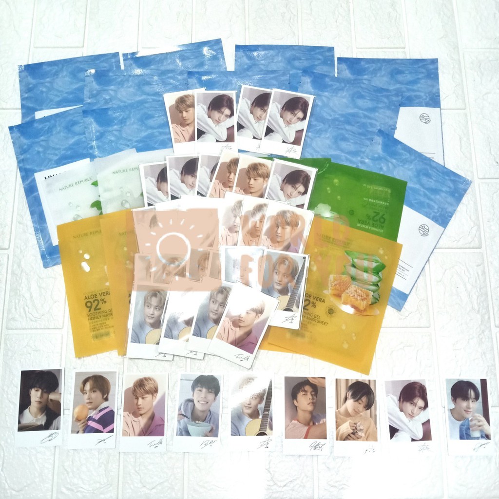 [READY] Nature Republic NCT 127 Polaroid Masker Mask Face Honey Hyalon