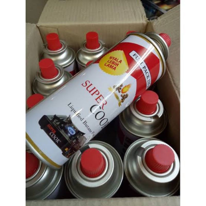 [BARU/BUKAN REFILL] GAS HI COOK / GAS SUPER COOK/ GAS BUTANE (Khusus Jawa dan madura)