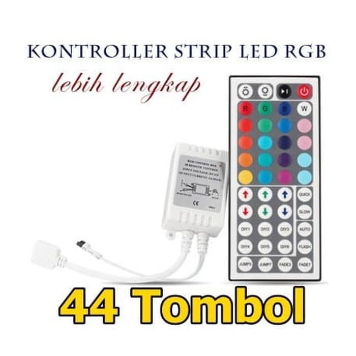 Remote 44 Key Tombol Controller LED Strip RGB Plus Control Box Control