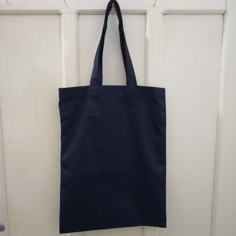 Totebag Drill Pakai Resleting Berkualitas