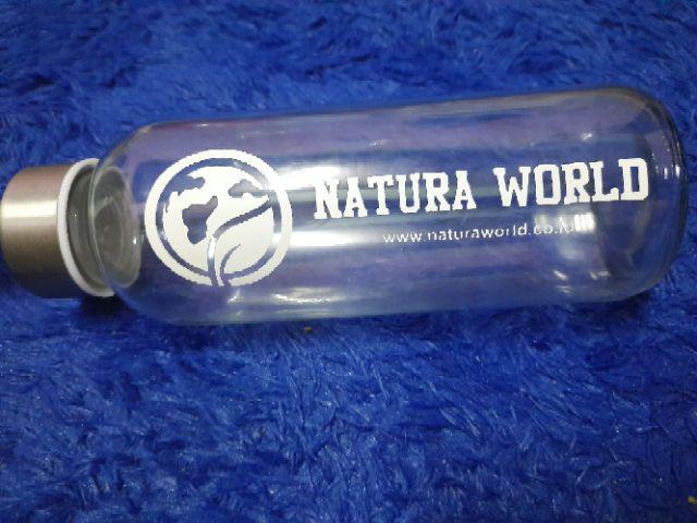 Souvenir Botol Tumbler Bening 420ml + Kemas Costum + Sablon