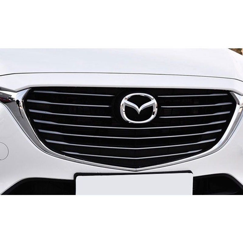 1pc Stiker Emblem Logo Mazda Bahan ABS Untuk Bagasi Depan / Belakang Mobil Mazda