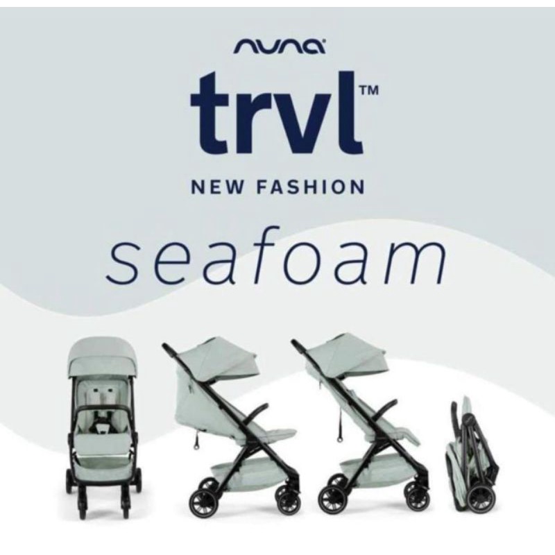 Nuna stroller TRVL caviar / kereta dorong bayi cabin size