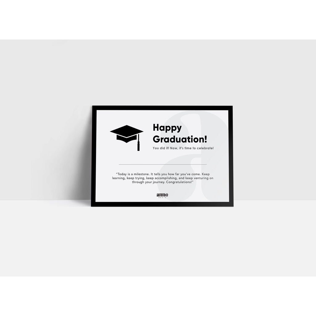 

TAMBAHAN BIRTHDAY / ANNIVERSARY / GRADUATION CARD ANNE BASIC