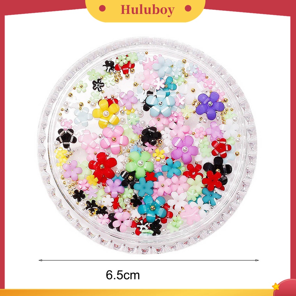 Huluboy Huluboy♡ Ornamen Bunga 3D Bahan Resin Untuk Dekorasi Nail Art